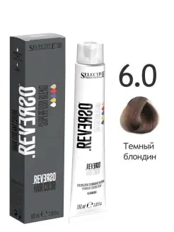 6.0 "Reverso Hair Color" Темный блондин  Крем-краска перманентная, 100мл