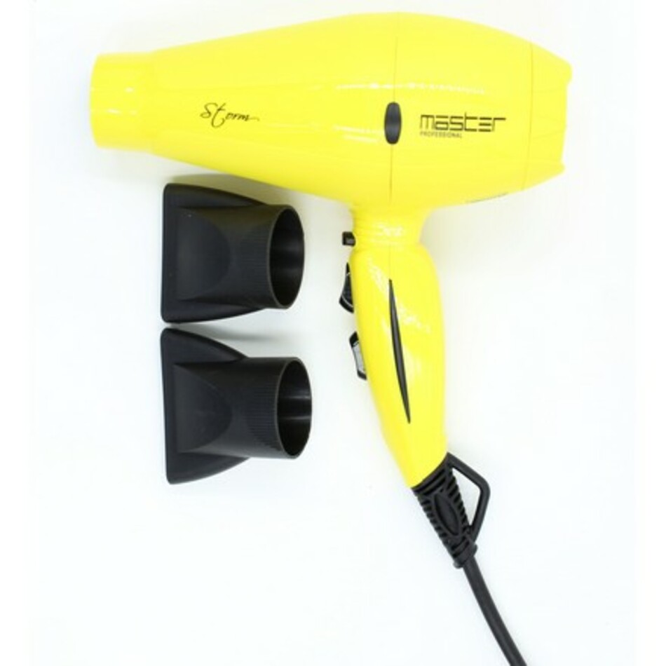 Фен MASTER Professional EY STORM 2100Вт, желтый