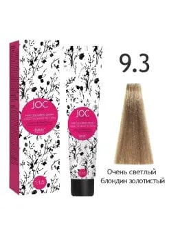 9.3 JOC Крем-краска 100 мл - Очень светлый блондин золотистый 1004-9.3