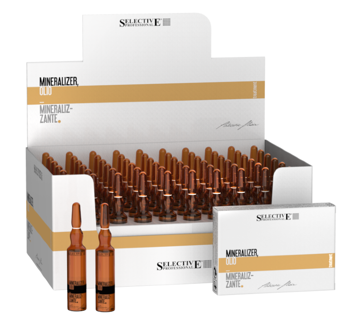 Минеральное масло 60 x10мл +18шт Sel art OLIO MINERALIZZANTE